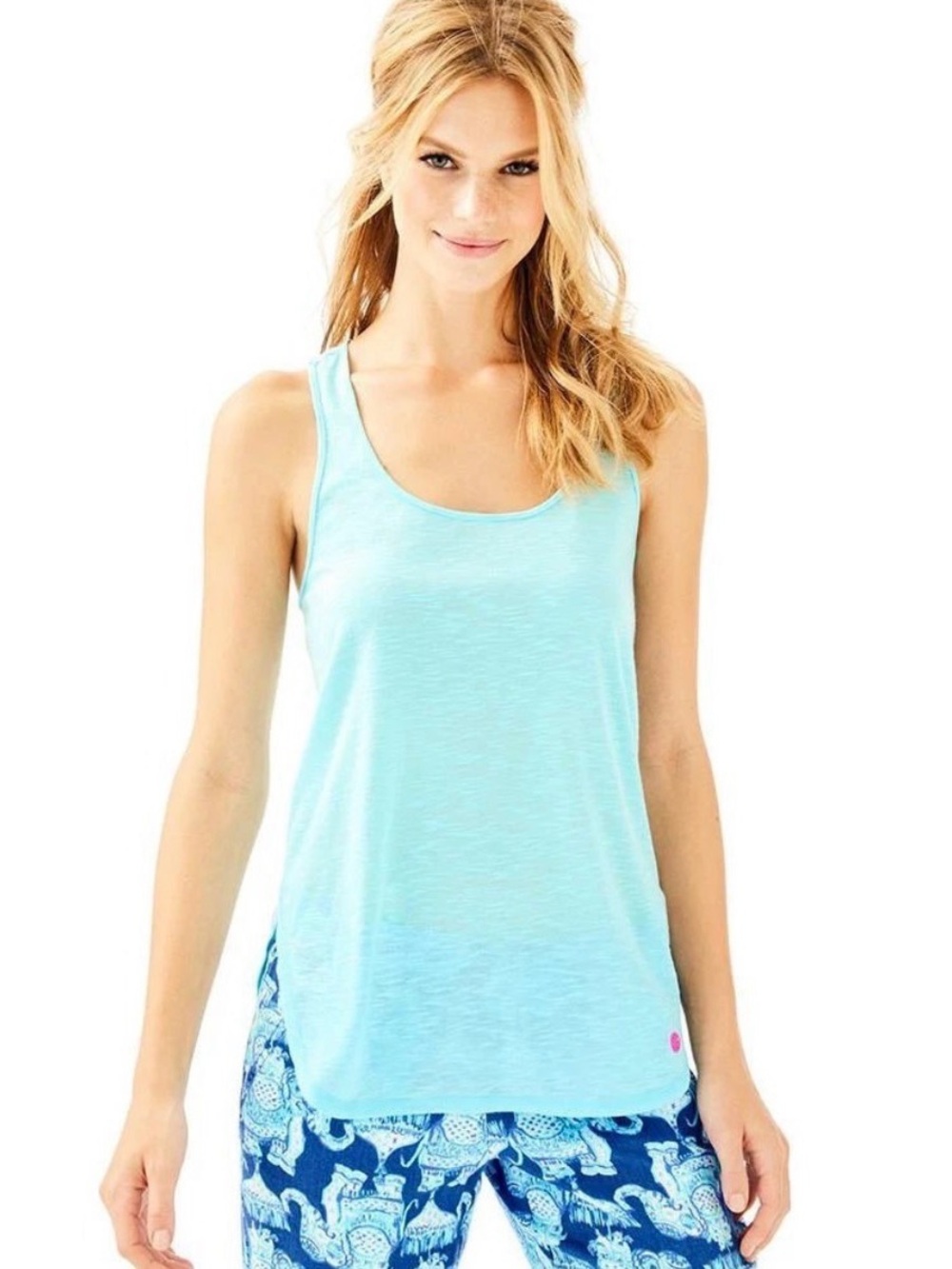 Lilly Pulitzer Kai Tank, Seasalt Blue, XS